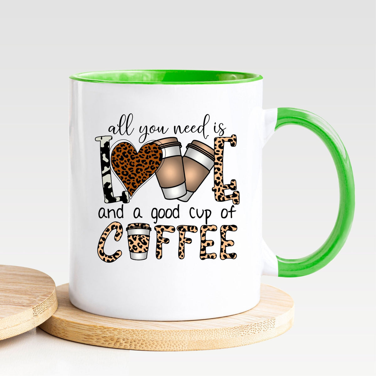 All You Need Is Love And a Good Cup of Coffee- Mug - Nola Charm
