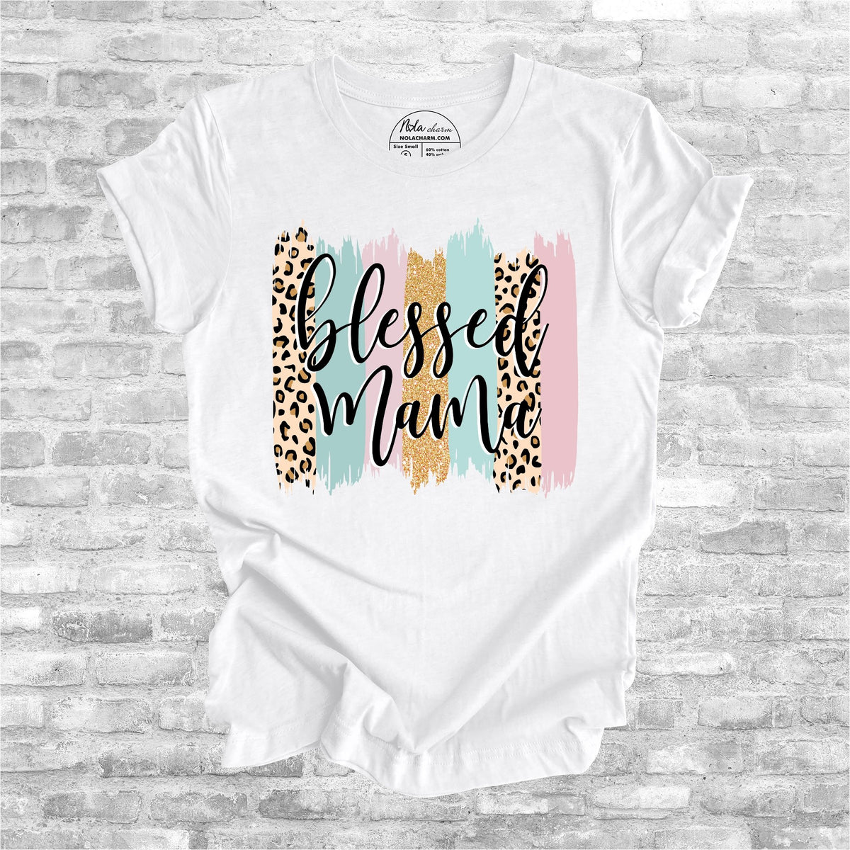 Blessed Mama Leopard Print - Nola Charm