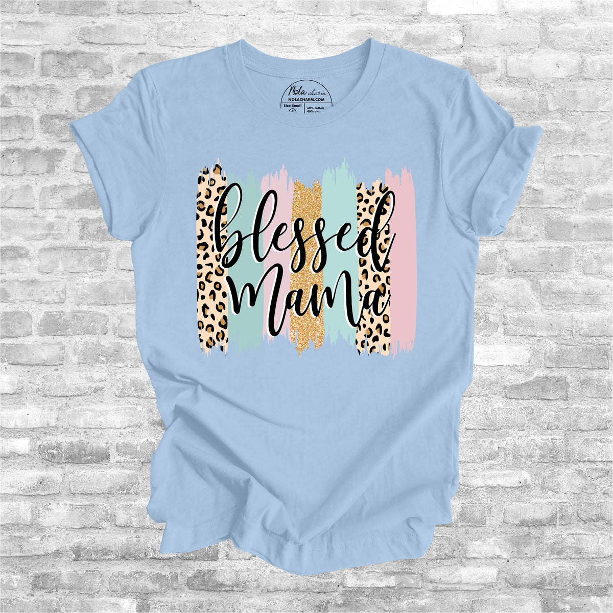 Blessed Mama Leopard Print - Nola Charm