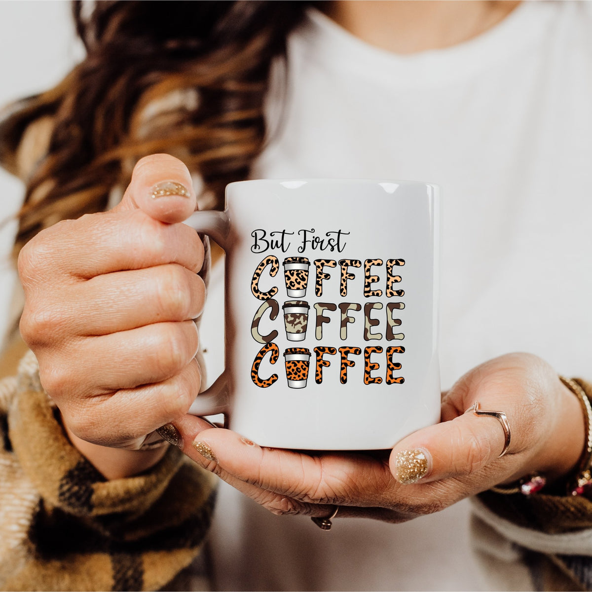 But First Coffee Coffee Coffee - Mug - Nola Charm