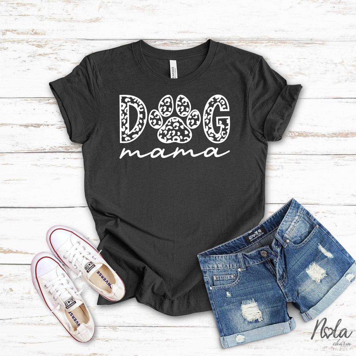 Dog Mama Paw Heart - Nola Charm