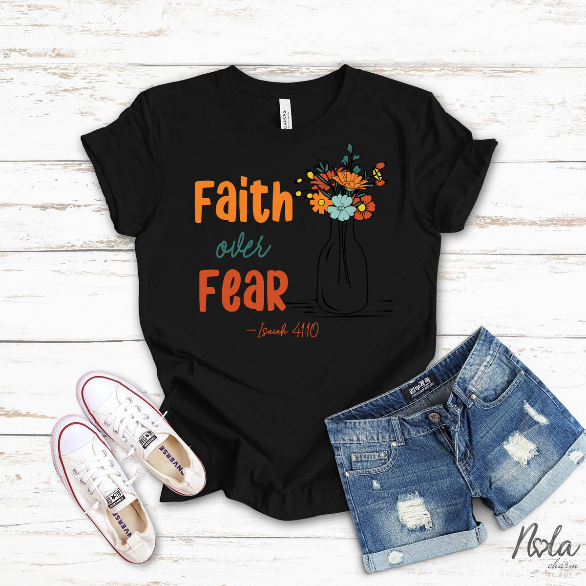 Faith Over Fear - Nola Charm