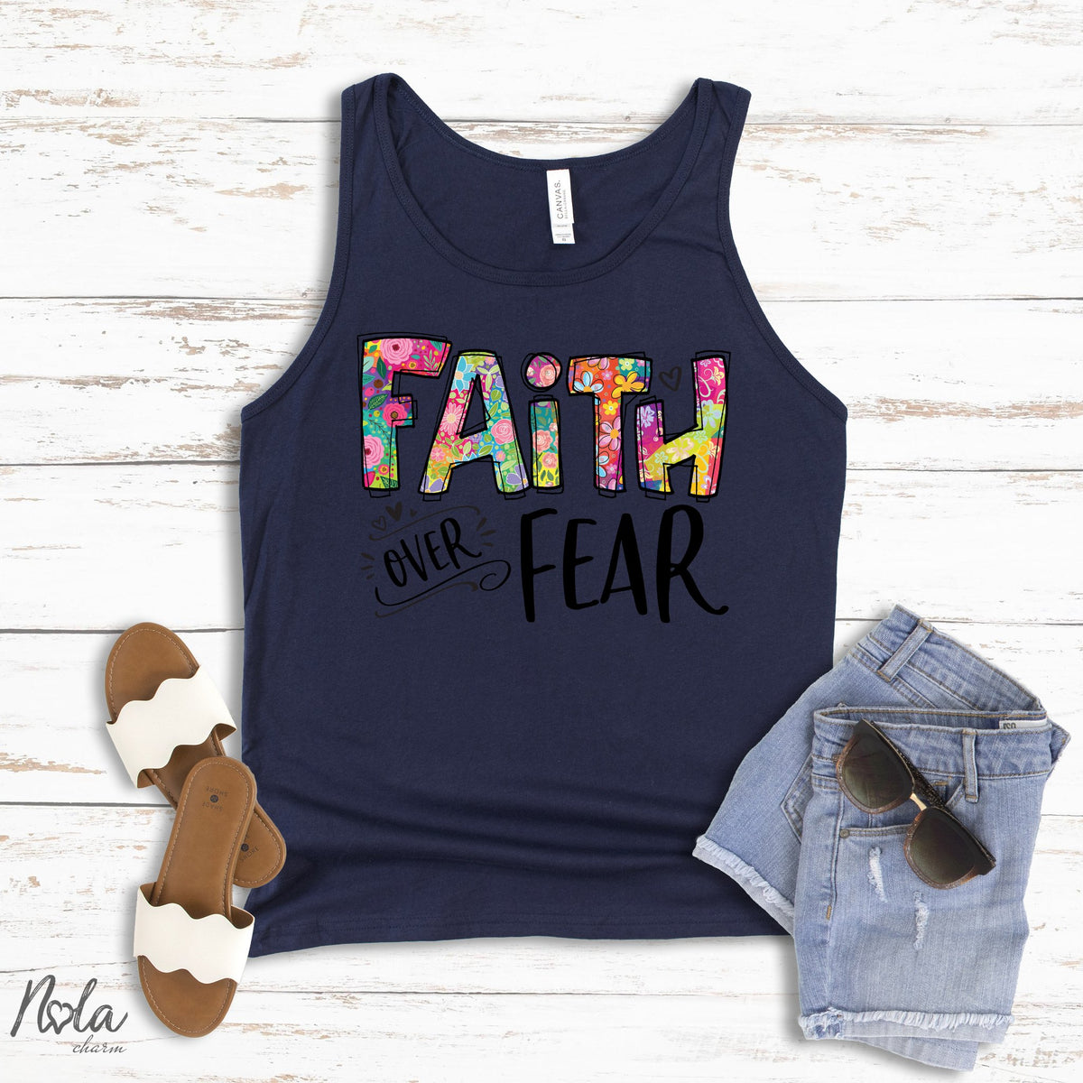 Faith Over Fear - Nola Charm