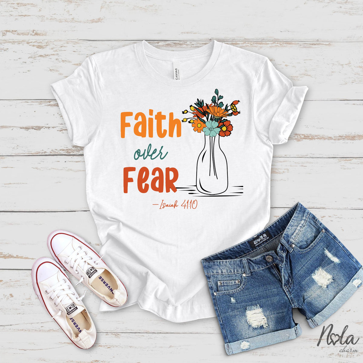 Faith Over Fear - Nola Charm