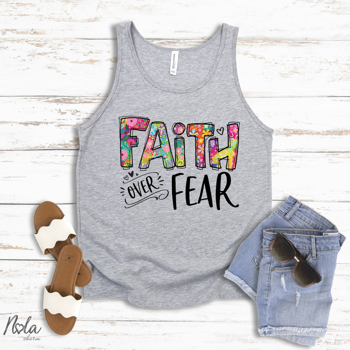 Faith Over Fear - Nola Charm