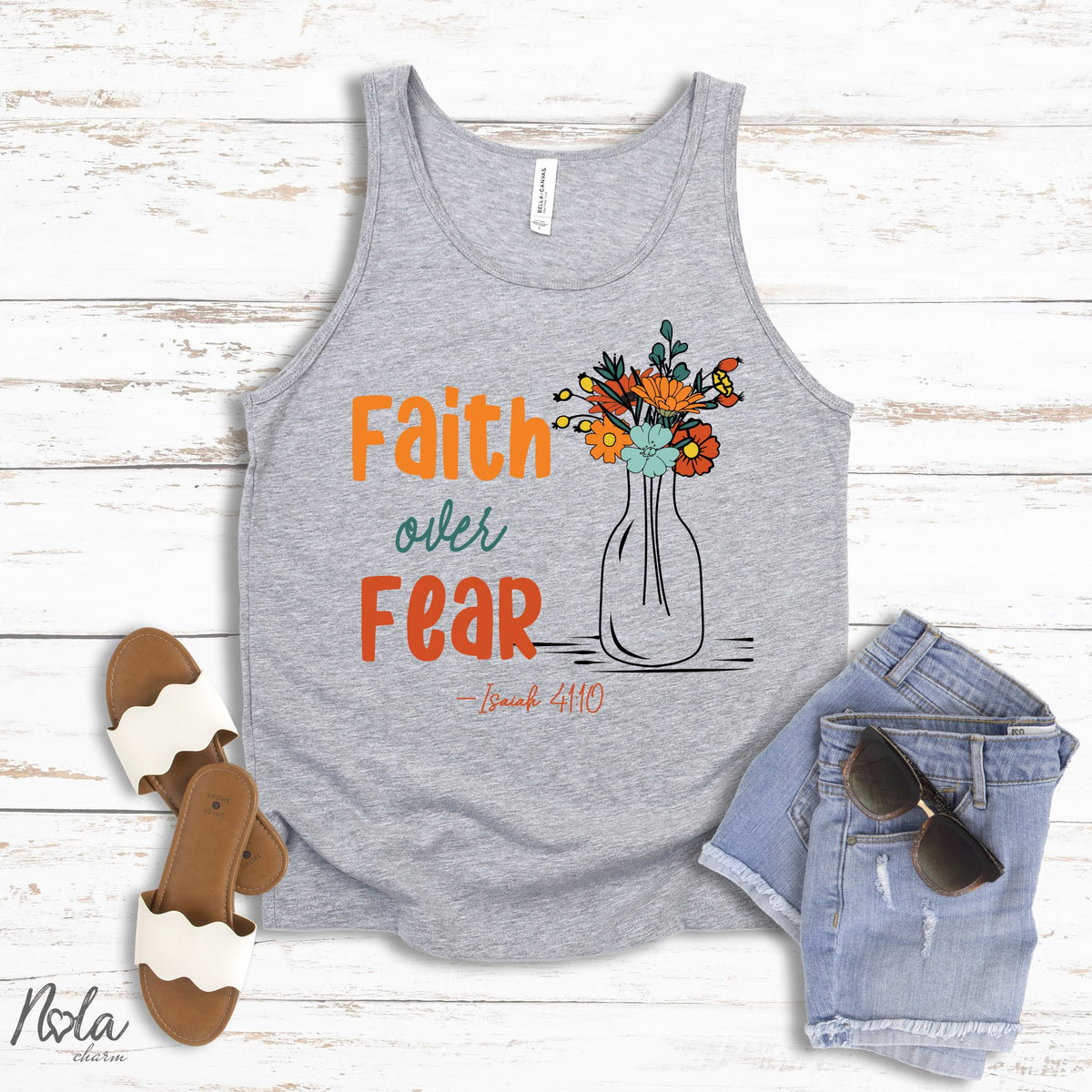 Faith Over Fear - Nola Charm