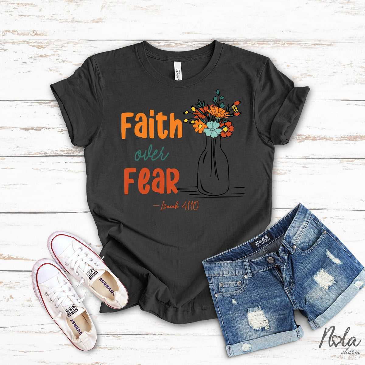 Faith Over Fear - Nola Charm