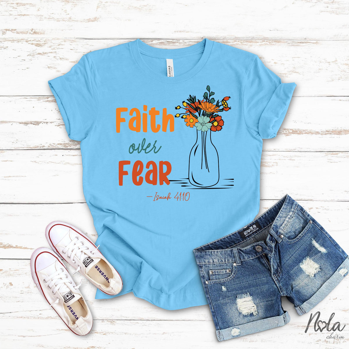 Faith Over Fear - Nola Charm