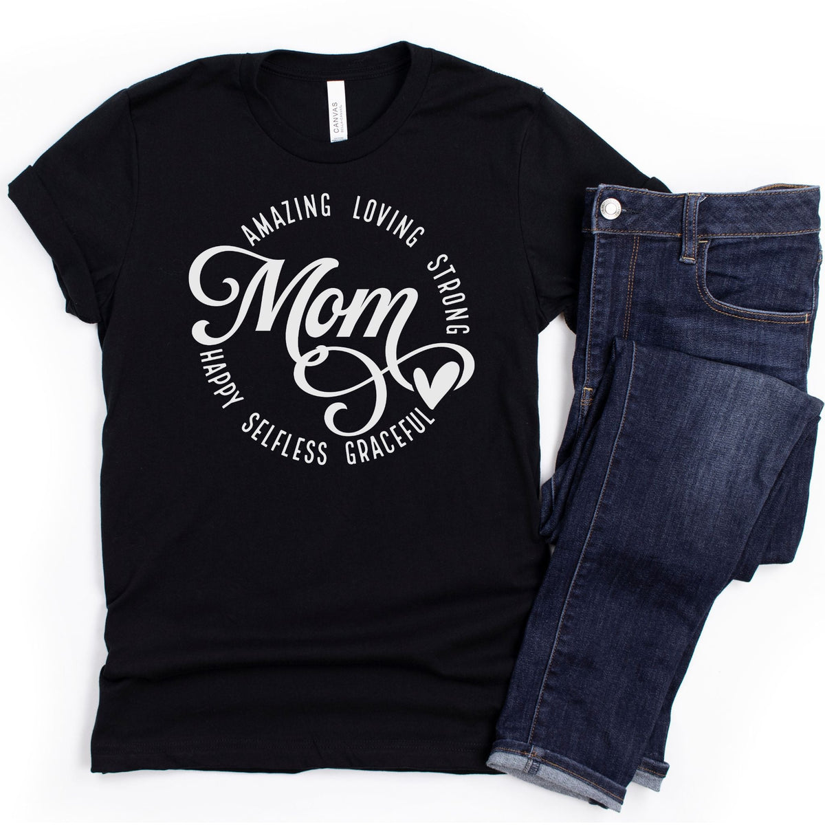 Mom is Amazing Loving Strong Happy Selfless Graceful - Nola Charm