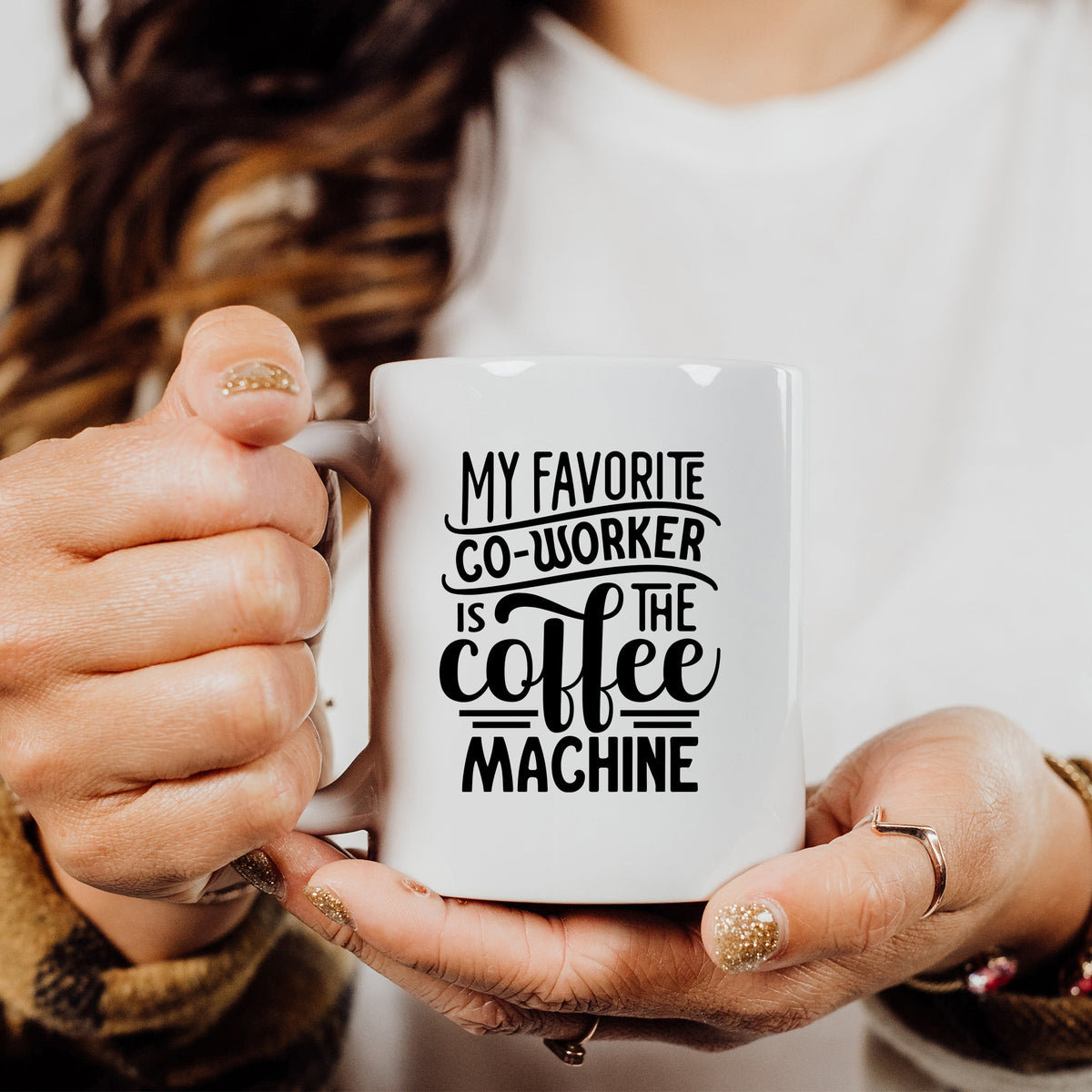 My Favorite Co-Worker Is The Coffee Machine - Mug