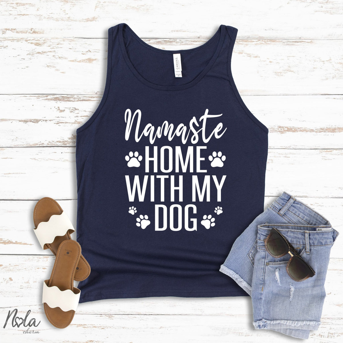 Namaste Home With My Dog - Nola Charm