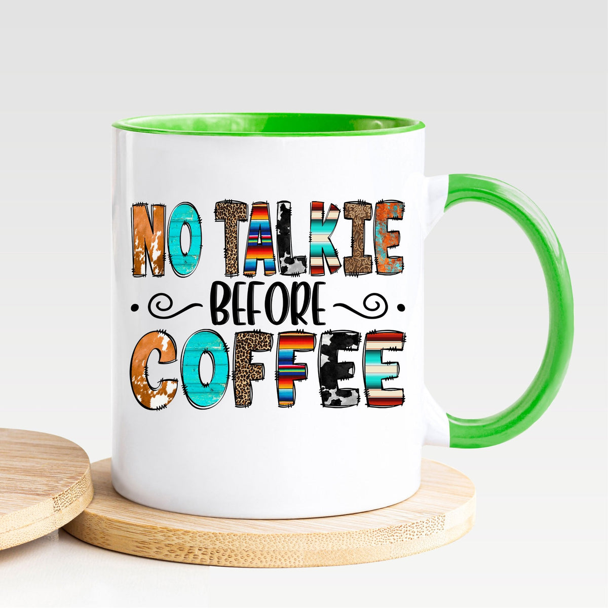 No Talkie Before Coffee - Mug