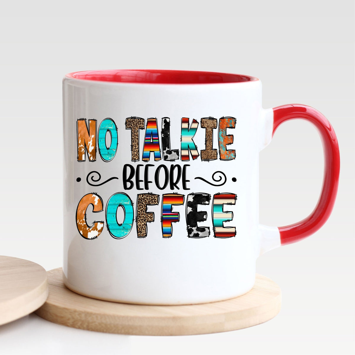 No Talkie Before Coffee - Mug