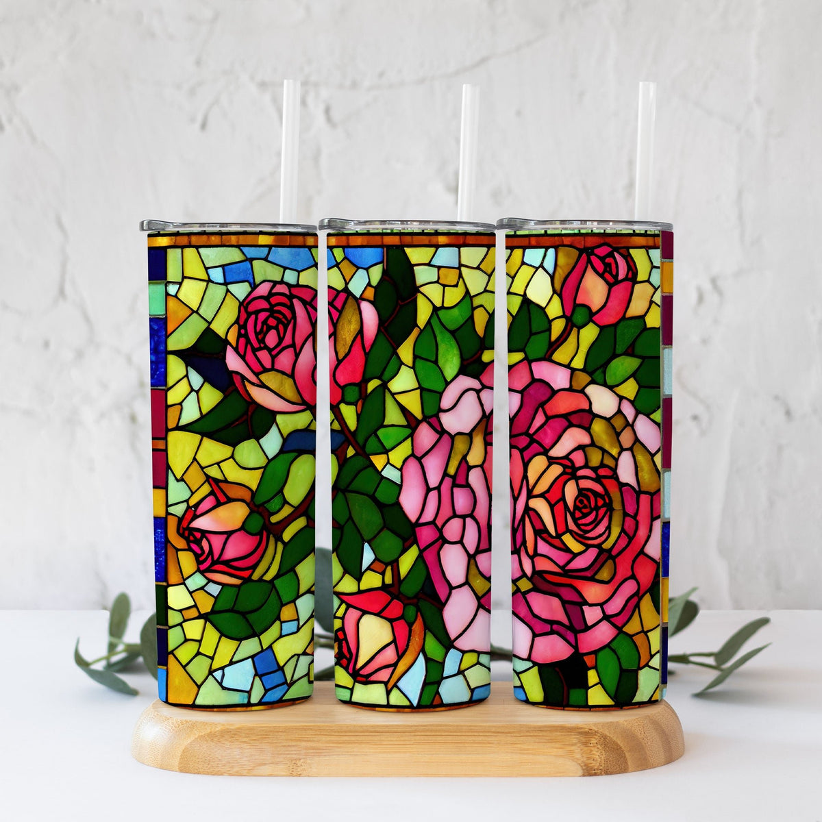 Stain Glass Rose
