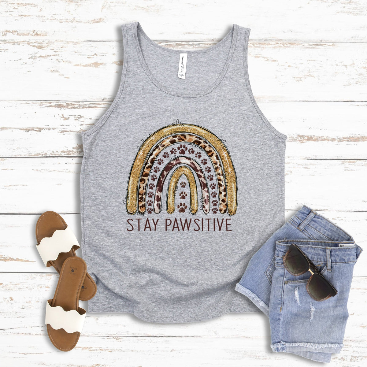 Stay Pawsitive Rainbow - Nola Charm