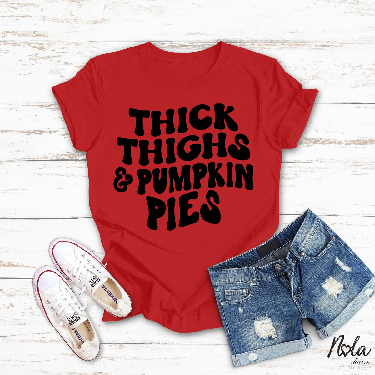 Thick Thighs and Pumpkin Pies - Nola Charm